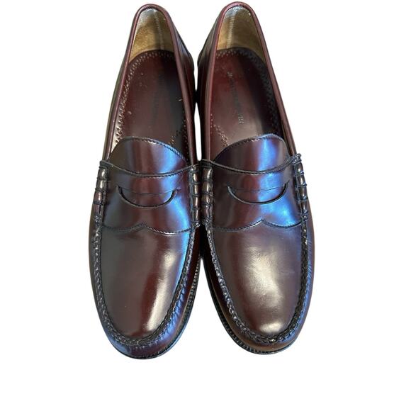 Johnston & Murphy Mens Penny Loafers Shoes Size 12 Brown Leather Slip On 24-9003 main image 7